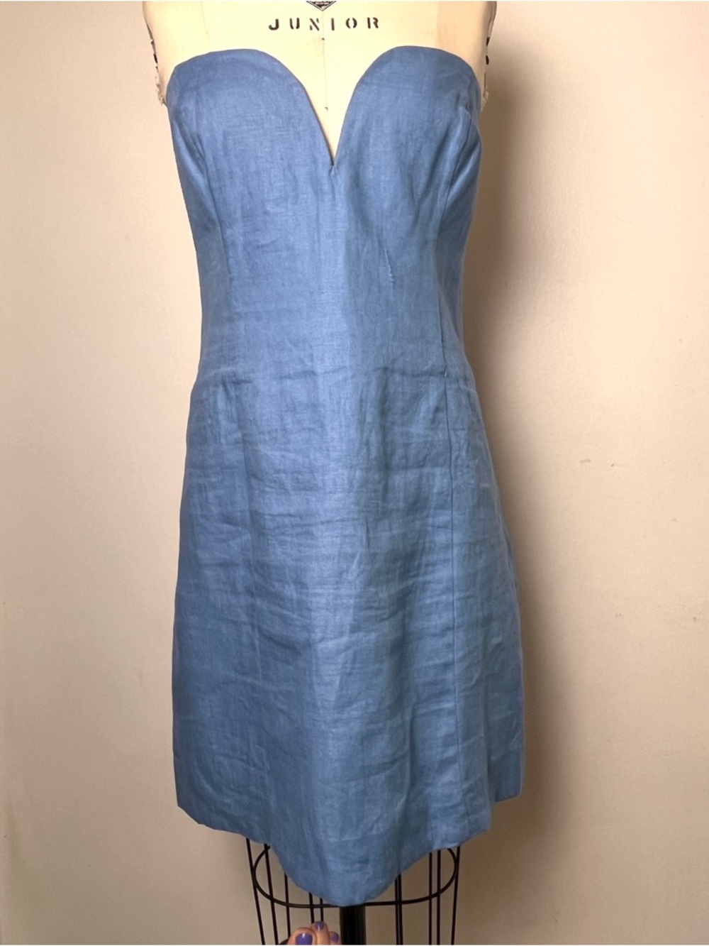 Sz. 12 Reformation Strapless  Linen Dress